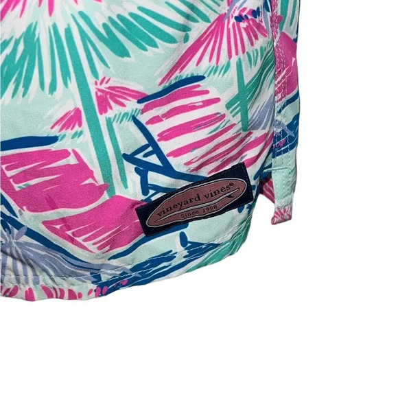 Vineyard vines men’s palm tree swim trunks sz small - Picture 3 of 4